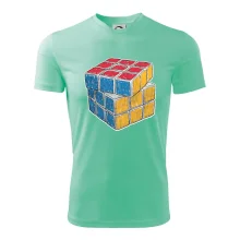 Rubikova kostka kreslená