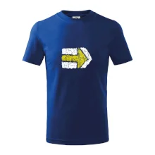 Párová turistická značka žlutá