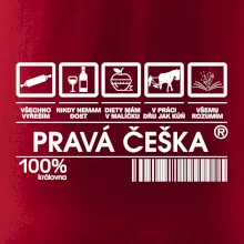 Čárový kód  - Pravá Češka
