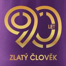 90 let zlatý člověk