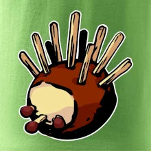 Kaštanový ježeček - prso