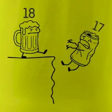 Pivo narozeniny - útes 18 let
