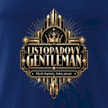 Listopadový gentleman zlatý art deco motiv