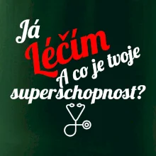 Já léčím - tvoje superschopnost? Šikmý nápis