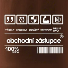 Čárový kód obchodní zástupce