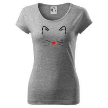 Kočka - srdce místo nosu