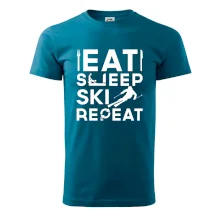 Eat sleep ski repeat Eat sleep ski repeat