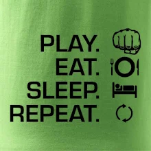 MMA eat sleep repeat
