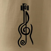 Houslový klíč kytara