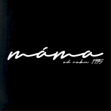 Psací nápis máma s ročníkem