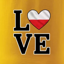 Love Polská vlajka