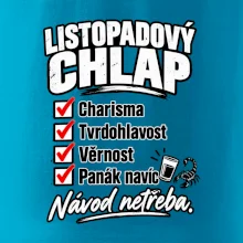 Listopadový chlap charisma a panák navíc