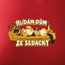 Hlídám dům ze sedačky - vlčák
