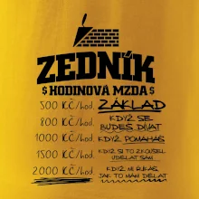 Hodinová mzda zedník