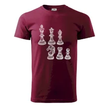 Šachové figurky kreslené