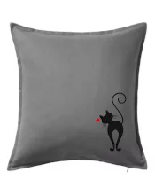 Zamilovaná kočka zezadu