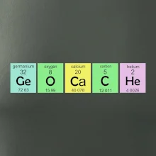 Geocache - periodická tabulka