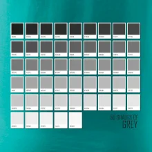 50 barevných odstínů šedi