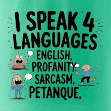 I speak 4 language - Petanque