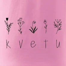 Kvetu - Nápis s květinami