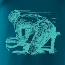 Silniční cyklista zadek