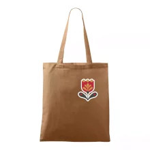 Folklor na prsu tulipán