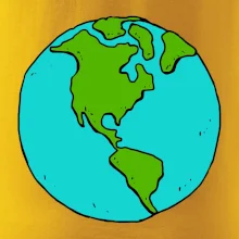 Planeta na prsu - Amerika