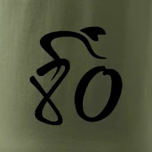 Cyklista slaví osmdesátiny (80)