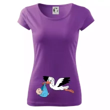 Čáp a miminko - kluk (Hana-creative)