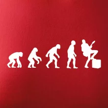 Evoluce kytarista - noha na kombu