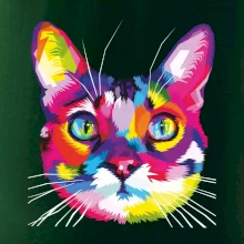Kočka duhová hlava