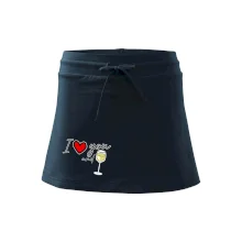 I love you and white wine