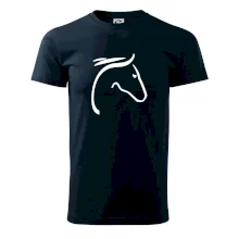 Kůň - hlava silueta