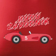 Budu závodník červené staré auto