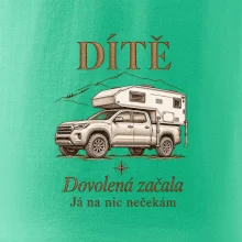 Dítě dovolená začala já na nic nečekám obytný pick-up