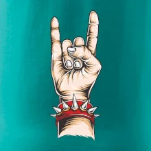 Rocková ruka s náramkem