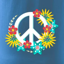 Peace symbol abstraktní