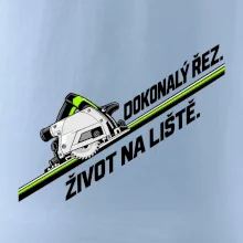 Dokonalý řez život na vodicí liště
