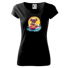 Mops na vodním skútru