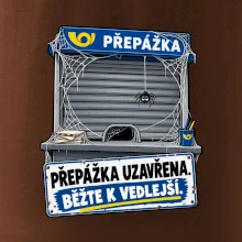Přepážka uzavřena běžte k vedlejší