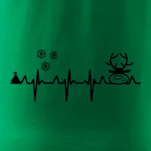 EKG Vánoce Vločky a sob EKG Vánoce Vločky a sob