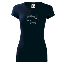 Mapa Ukrajiny - srdce