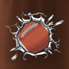 Americký fotbal míč v triku