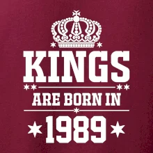 Kings are born in 1989