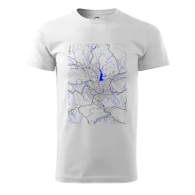 Jablonec nad Nisou - Mapa s vodními toky