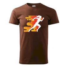 Běhání - oranžová žena