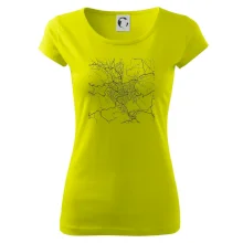 Mapy měst černobílé Jablonec nad Nisou