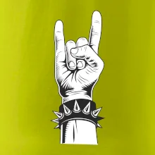 Rock ruka s náramkem