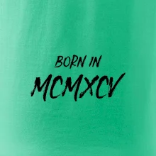 Born in - Římské číslo 1995