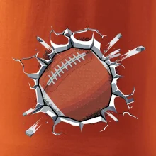 Americký fotbal míč v triku